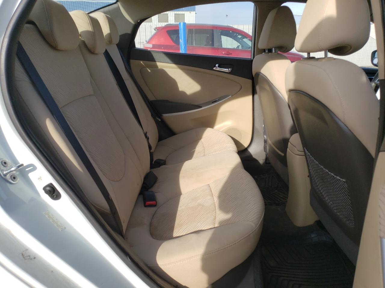 2013 Hyundai Accent VIN KMHCU4AE0DU434187 Copart auction photo, front end / rear end damage thumbnail 10