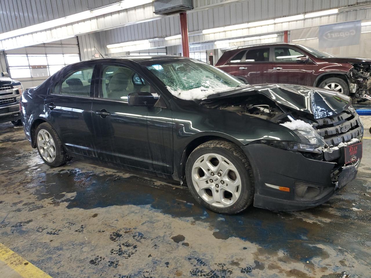 2010 Ford Fusion VIN 3FAHP0HG7AR274514 Copart auction photo, front end damage thumbnail 4