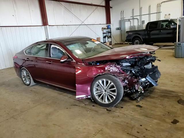 2016 Hyundai Genesis VIN KMHGN4JE6GU140747 Copart auction photo, front end / top/roof damage thumbnail 13
