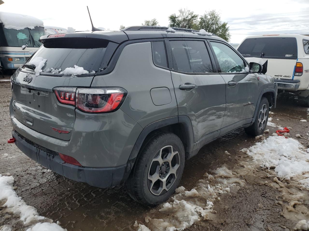 2022 Jeep Compass VIN 3C4NJDDB2NT195096 Copart auction photo, front end damage thumbnail 3