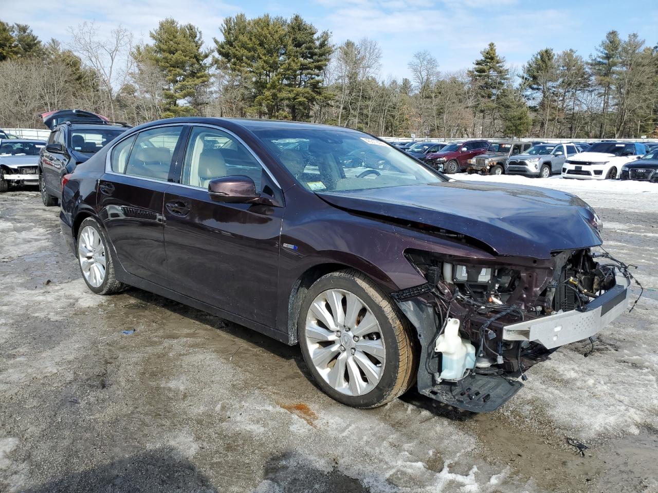 2017 Acura RLX VIN JH4KC2F98HC000094 Copart auction photo, front end / minor dent/scratches damage thumbnail 4