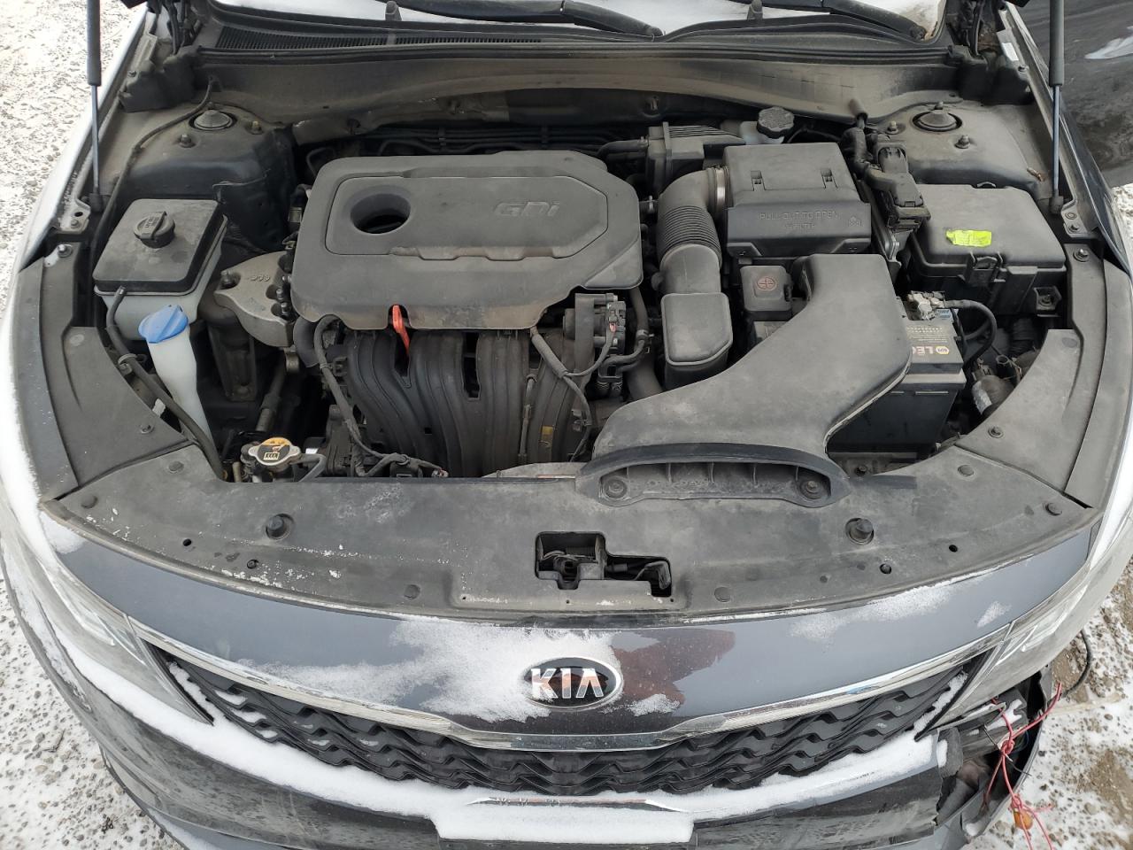 2019 KIA Optima VIN 5XXGT4L34KG307577 Copart auction photo, front end / side damage thumbnail 11