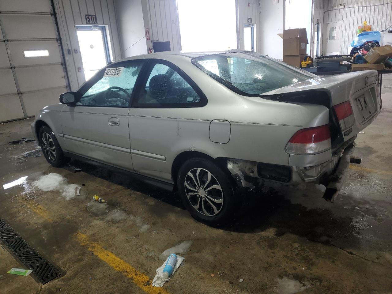 2000 Honda Civic VIN 1HGEJ8247YL127065 Copart auction photo, rear end / all over damage thumbnail 2