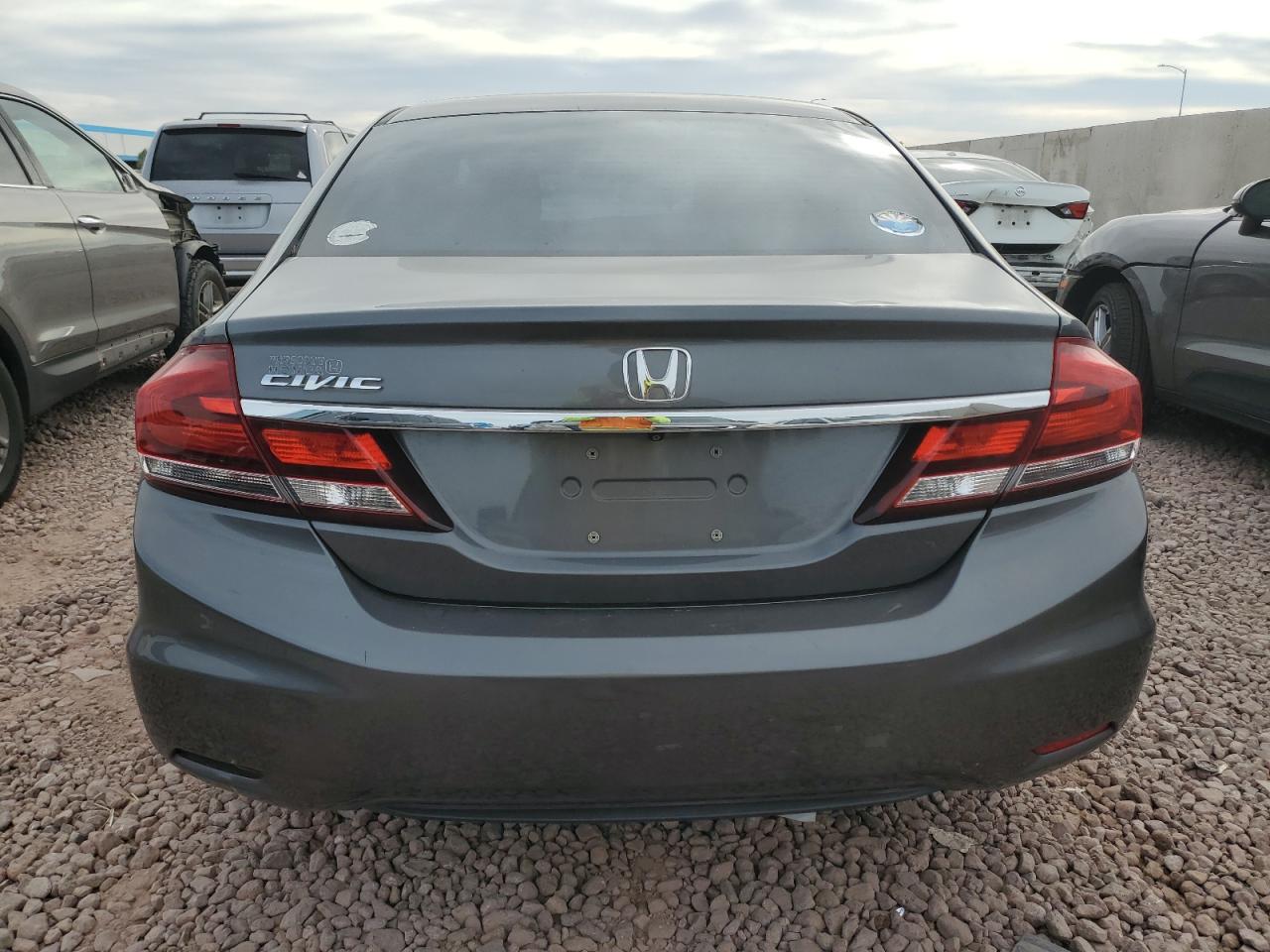 2013 Honda Civic VIN 19XFB2F53DE054005 Copart auction photo, front end damage thumbnail 6