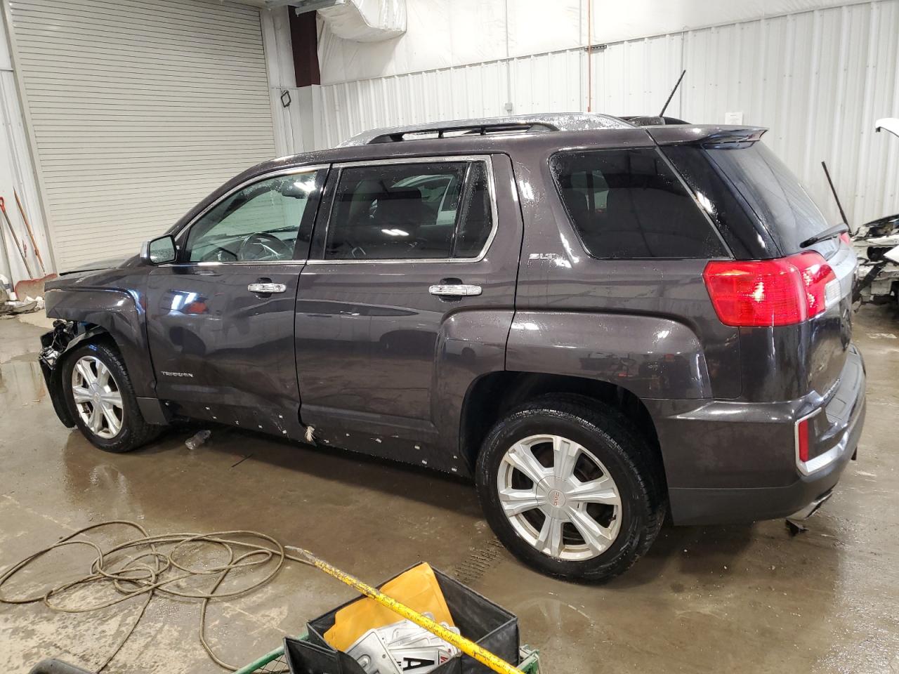 2016 GMC Terrain VIN 2GKFLUE31G6257539 Copart auction photo, front end / side damage thumbnail 2