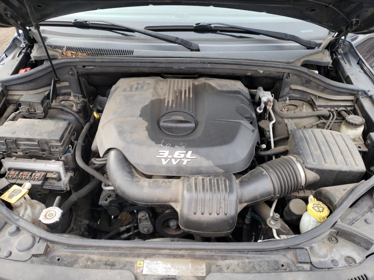 2013 Jeep Grand Cherokee VIN 1C4RJFAG0DC599764 Copart auction photo, front end / side damage thumbnail 13