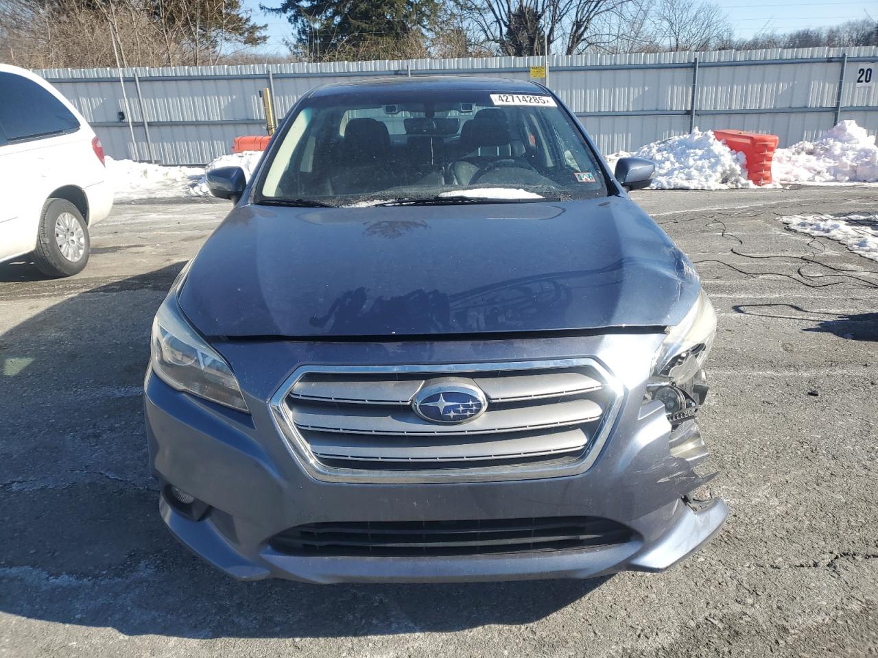 2017 Subaru Legacy VIN 4S3BNEN69H3040625 Copart auction photo, front end / minor dent/scratches damage thumbnail 5