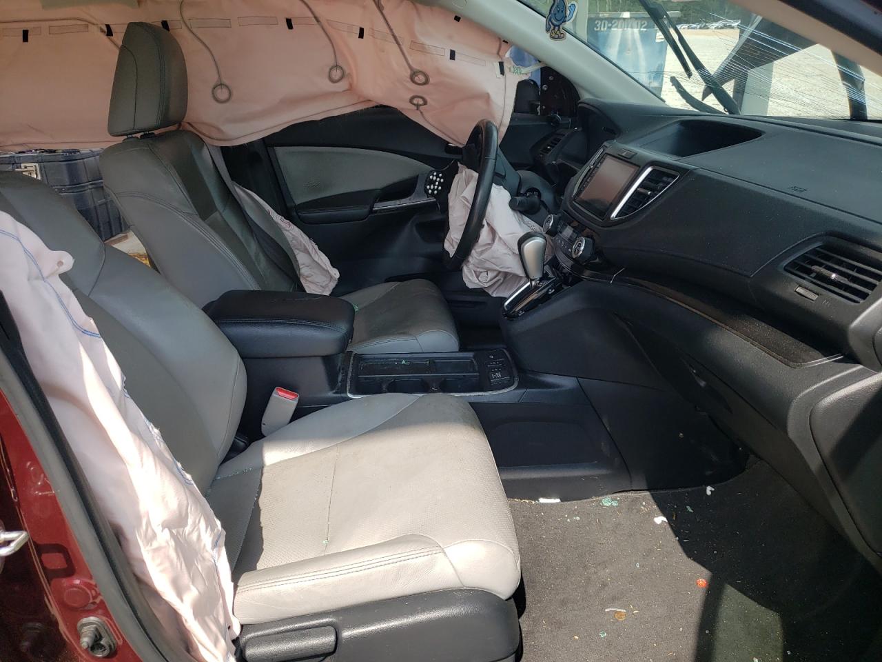 2016 Honda CR-V VIN 2HKRM3H70GH554053 Copart auction photo, side / front end damage thumbnail 7