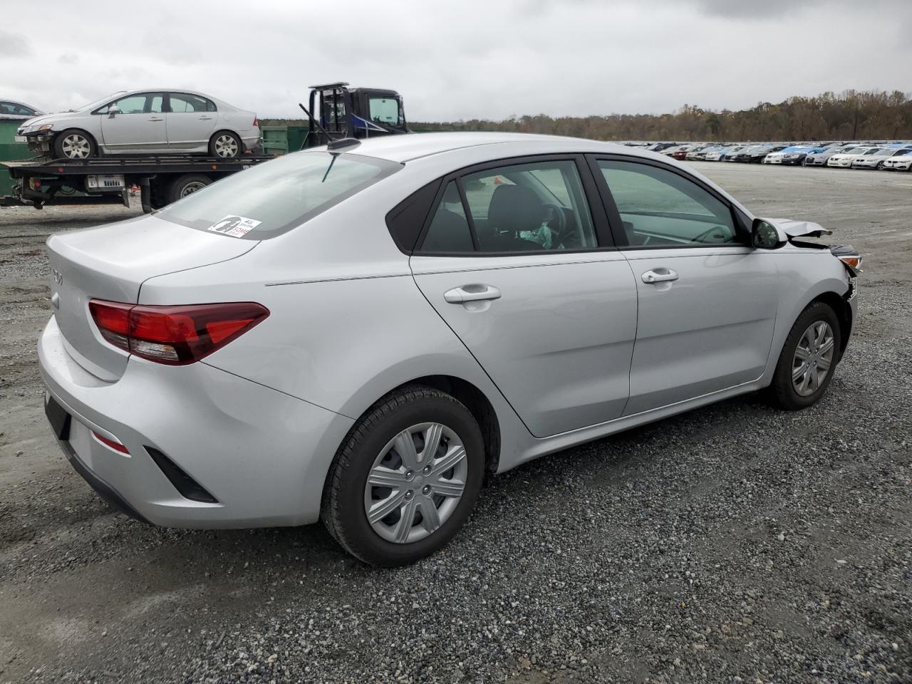 2022 KIA Rio VIN 3KPA24ADXNE477394 Copart auction photo, front end damage thumbnail 3
