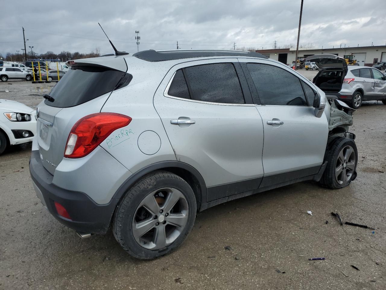 2014 Buick Encore VIN KL4CJBSB6EB633287 Copart auction photo, front end / minor dent/scratches damage thumbnail 3