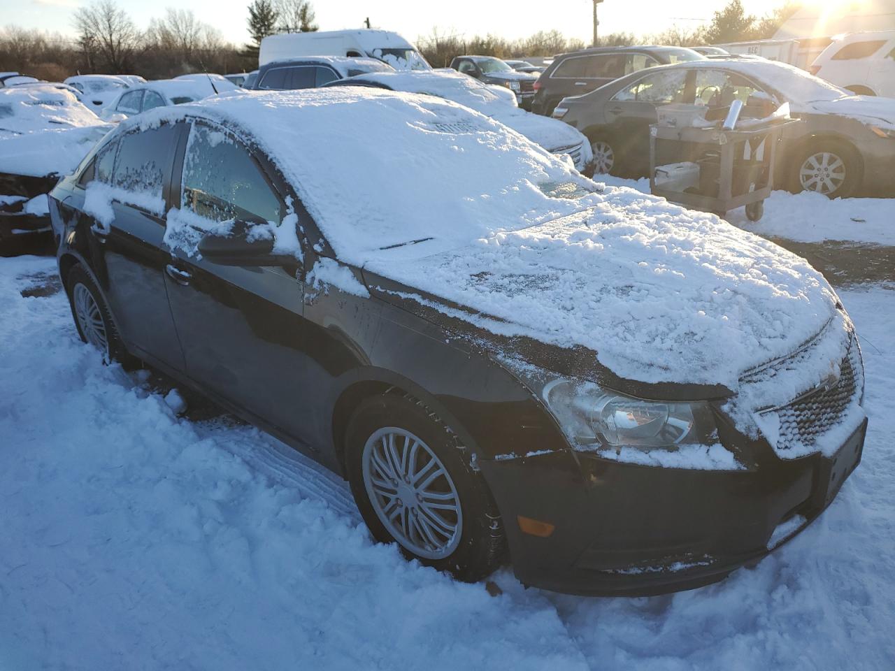 2014 Chevrolet Cruze VIN 1G1PA5SH8E7173316 Copart auction photo, front end damage thumbnail 4