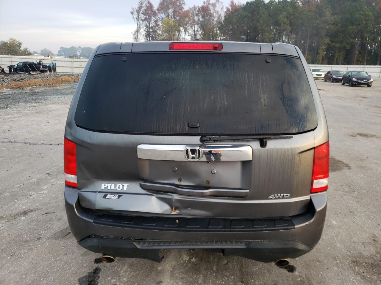 2012 Honda Pilot VIN 5FNYF4H57CB019918 Copart auction photo, rear end damage thumbnail 6