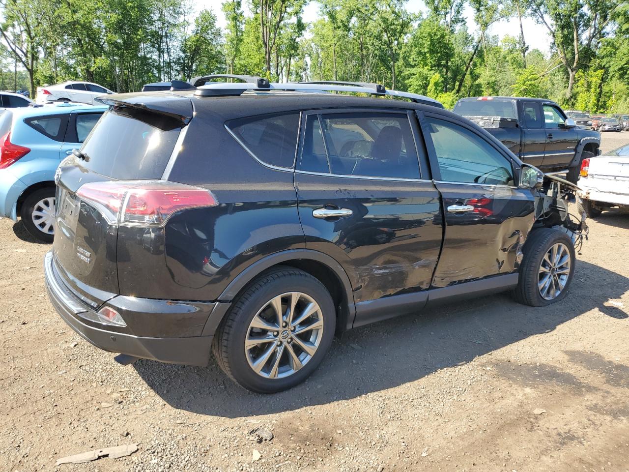 2017 Toyota RAV 4 VIN JTMDJREVXHD090852 Copart auction photo, all over damage thumbnail 3