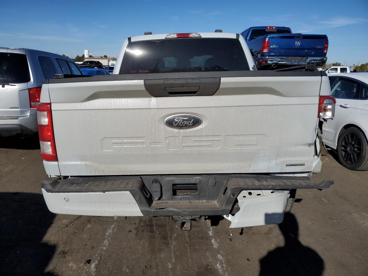 2021 Ford F-150 VIN 1FTEW1EP9MKE23766 Copart auction photo, front end / rear end damage thumbnail 6