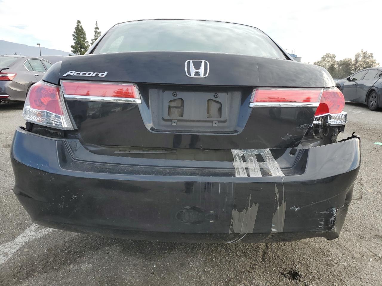 2011 Honda Accord VIN 1HGCP2F71BA091710 Copart auction photo, rear end / side damage thumbnail 6
