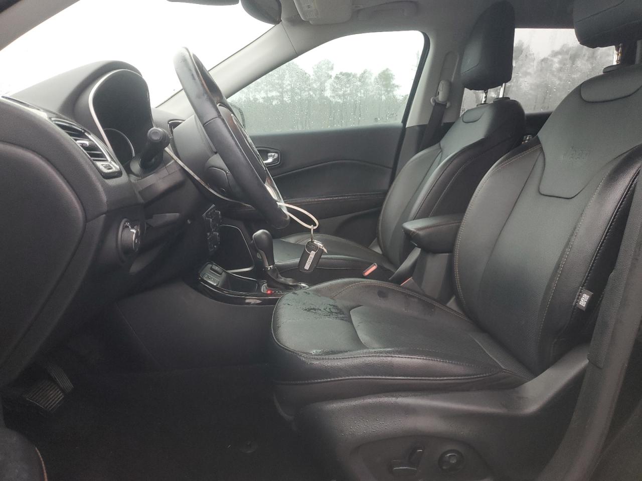 2019 Jeep Compass VIN 3C4NJCCBXKT843727 Copart auction photo, top/roof / side damage thumbnail 7