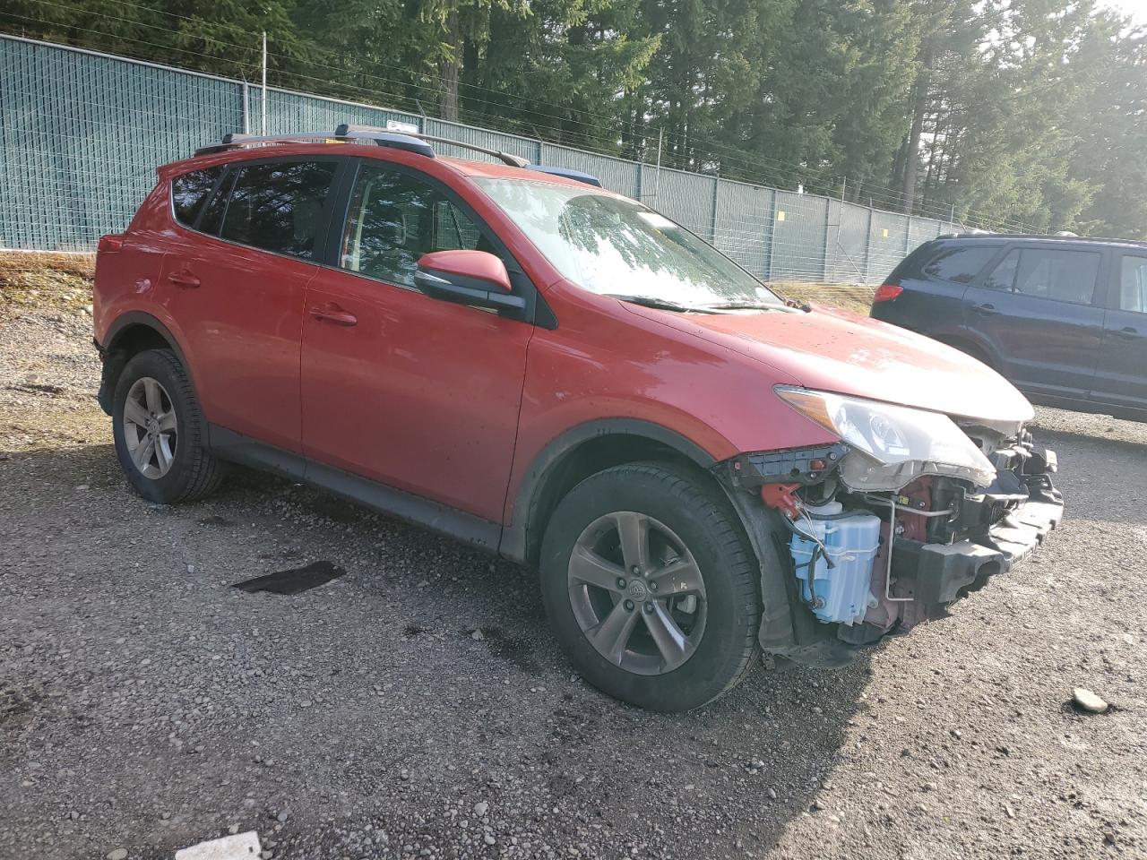 2014 Toyota RAV 4 VIN JTMRFREV5ED051928 Copart auction photo, front end / rear end damage thumbnail 4