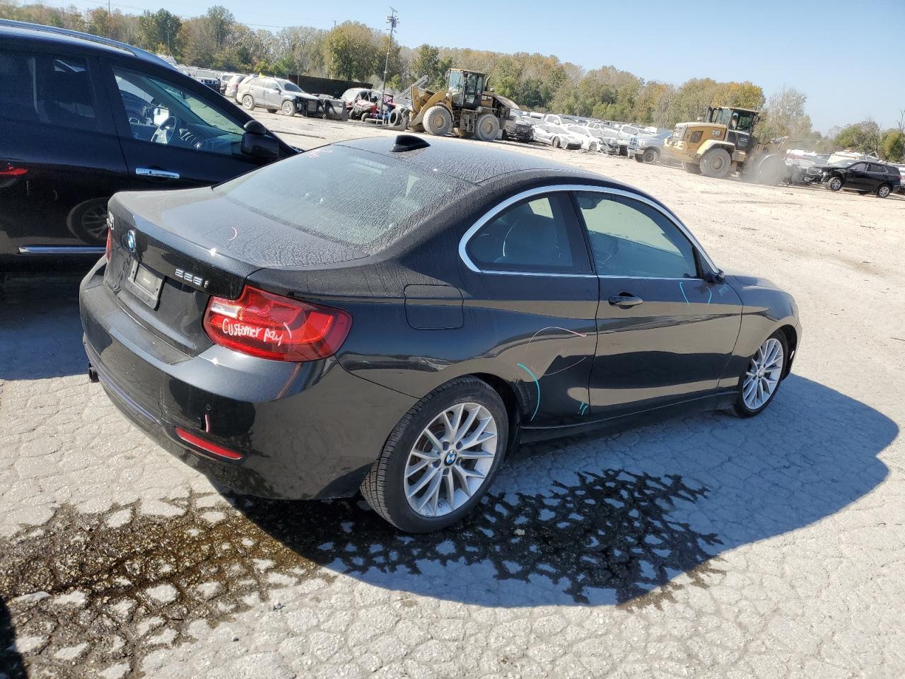 2016 BMW 2er VIN WBA1G9C57GV599145 Copart auction photo, front end damage thumbnail 3