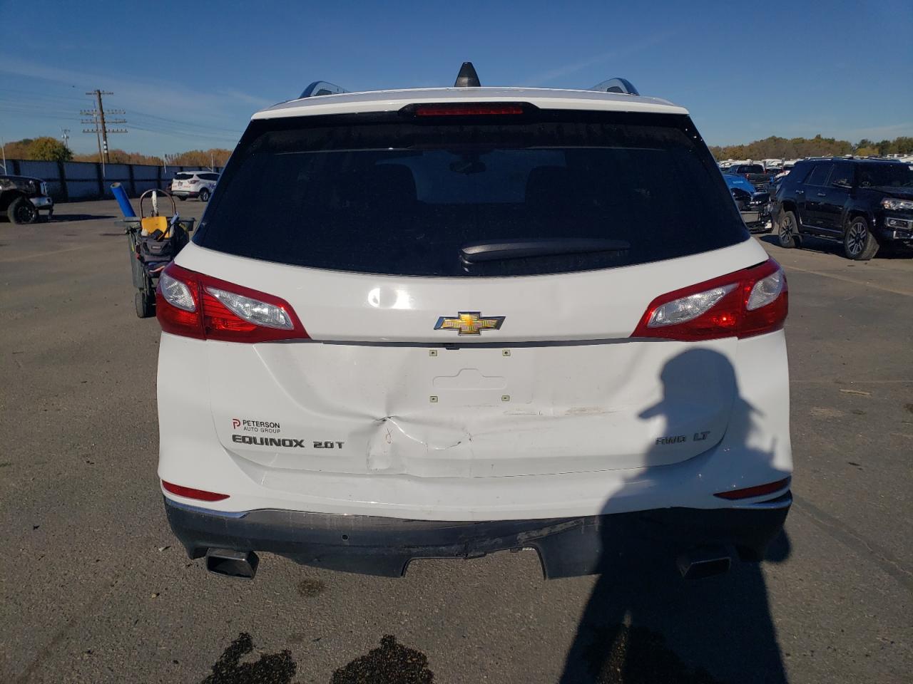 2020 Chevrolet Equinox VIN 3GNAXVEX9LS690046 Copart auction photo, rear end / front end damage thumbnail 6
