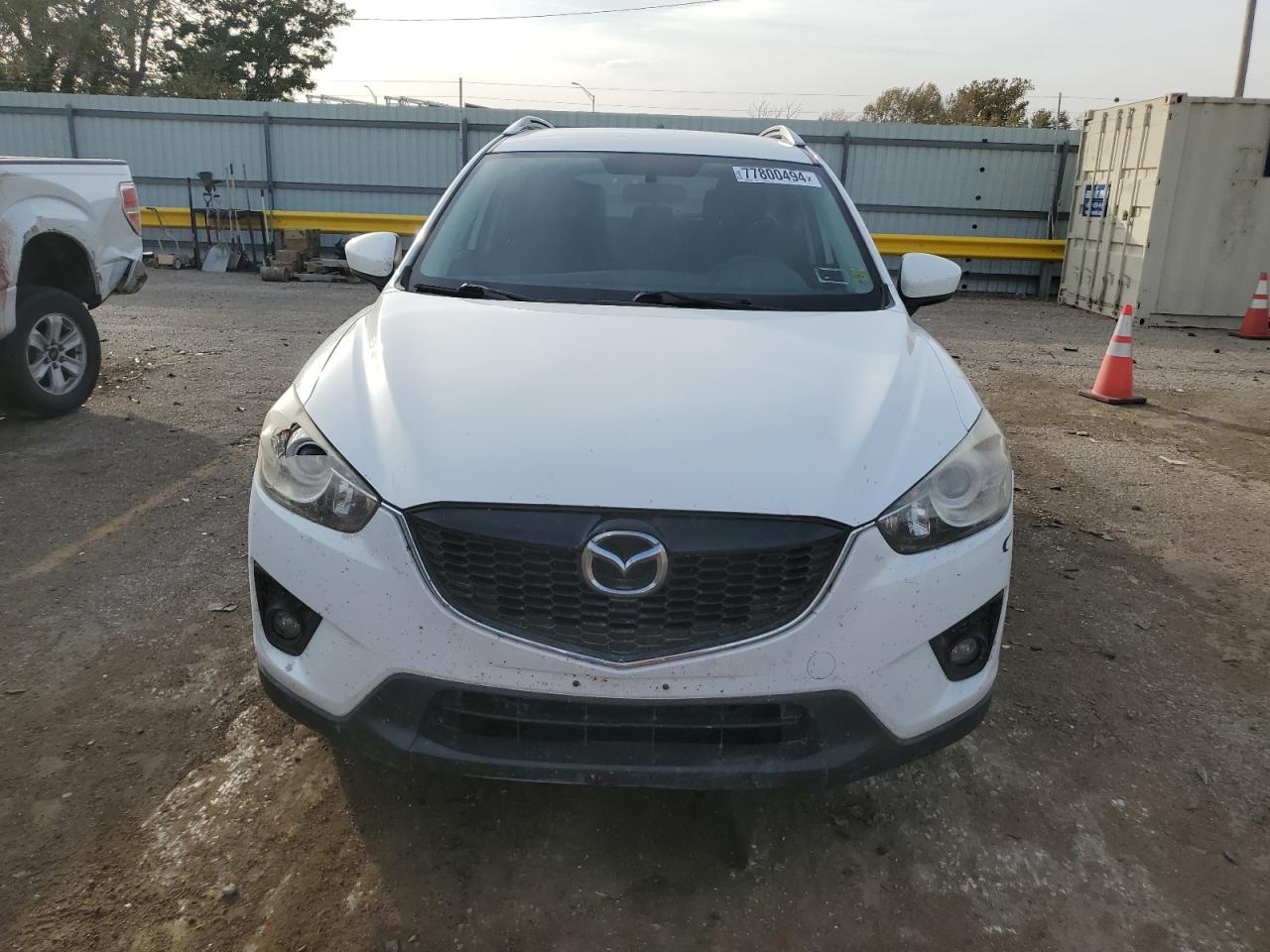 2015 Mazda CX-5 VIN JM3KE2CY2F0456136 Copart auction photo, front end / side damage thumbnail 5