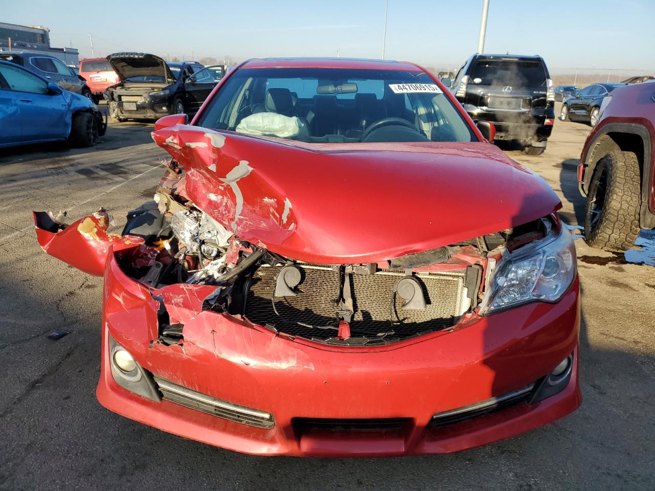 2012 Toyota Camry VIN 4T1BF1FK1CU610276 Copart auction photo, front end damage thumbnail 5