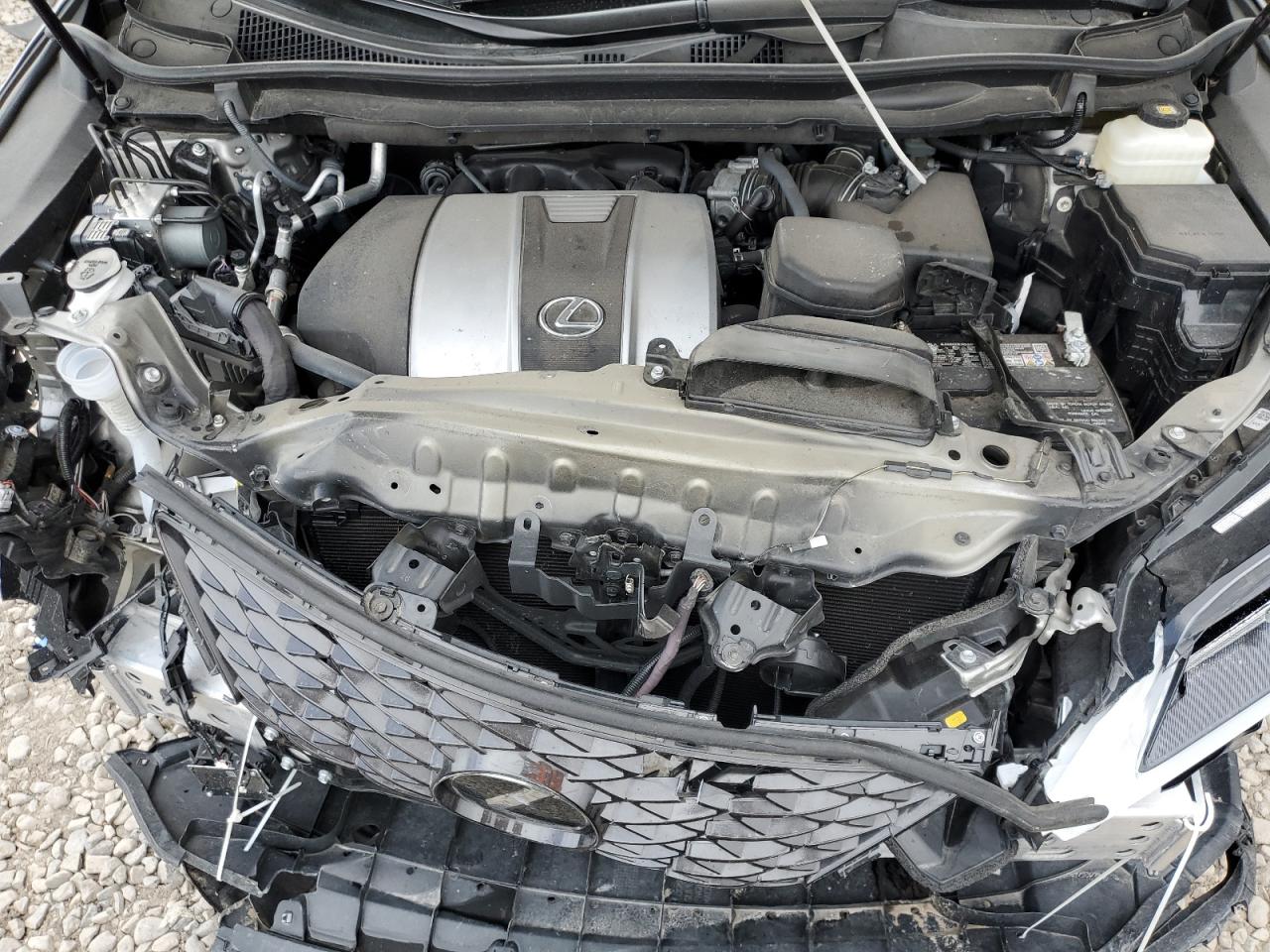 2022 Lexus RX VIN 2T2SZMDA1NC362551 Copart auction photo, front end damage thumbnail 12