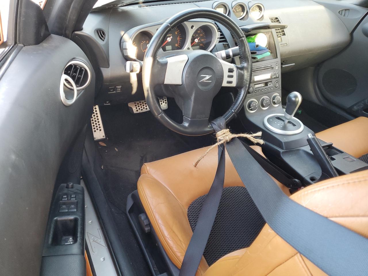 2004 Nissan 350Z VIN JN1AZ36A24T015134 Copart auction photo, water/flood damage thumbnail 8