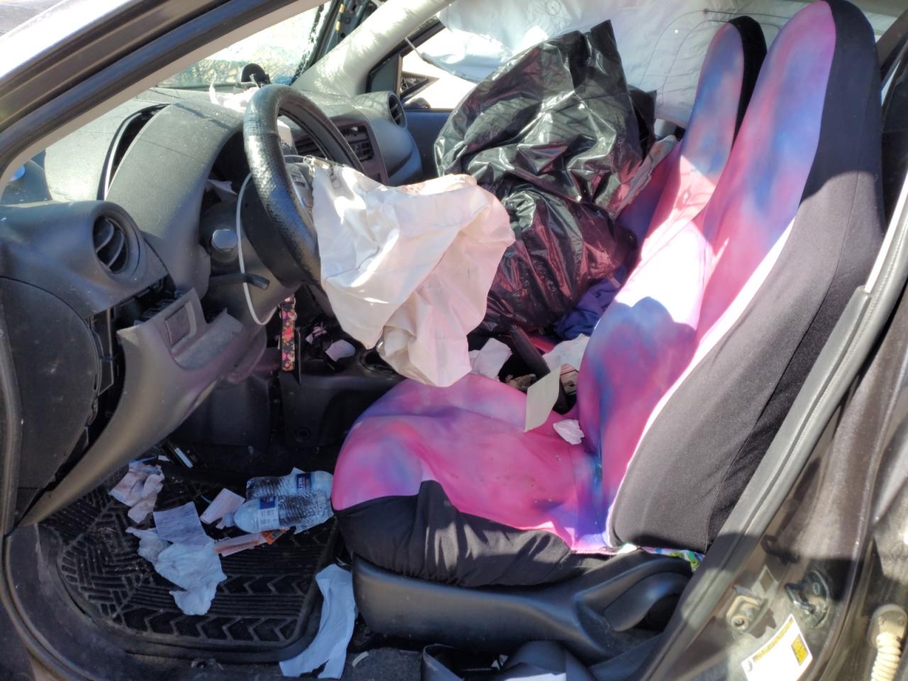 2015 Nissan Versa VIN 3N1CN7AP5FL821242 Copart auction photo, all over damage thumbnail 7