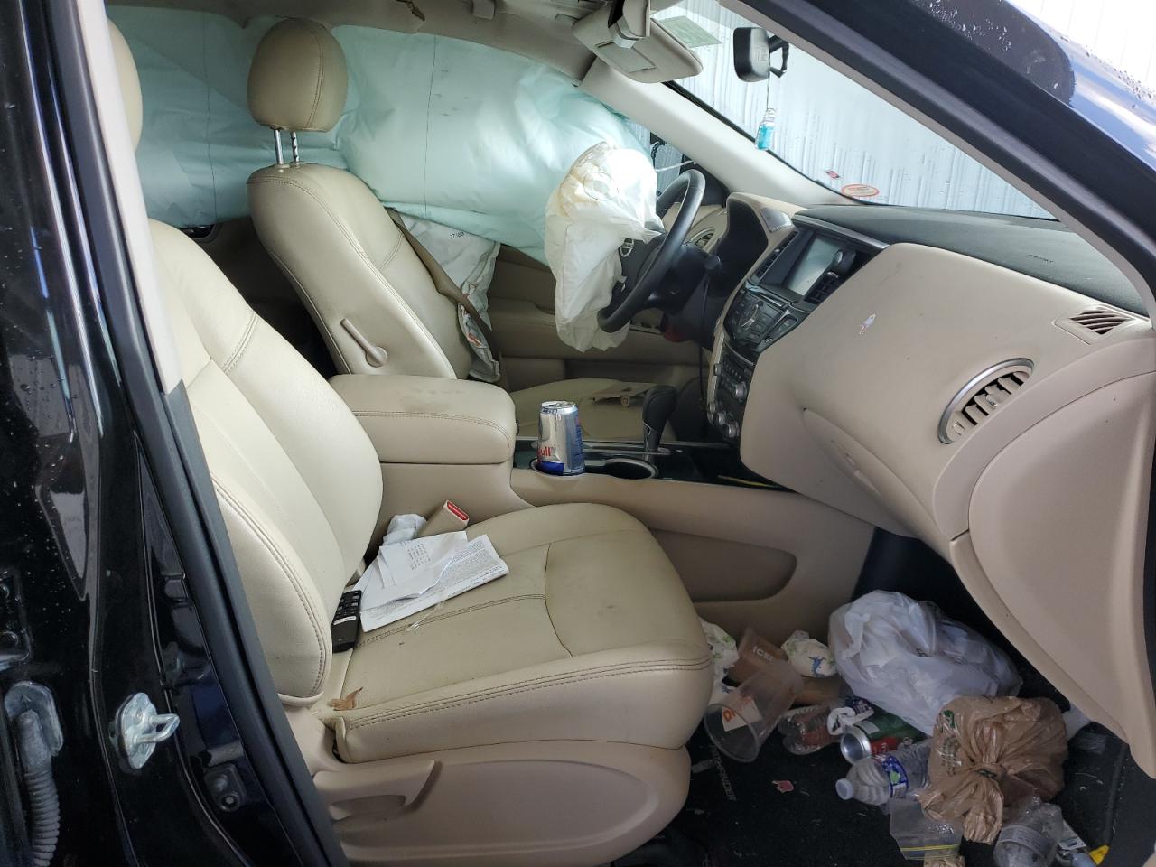 2018 Nissan Pathfinder VIN 5N1DR2MNXJC664844 Copart auction photo, front end / side damage thumbnail 7