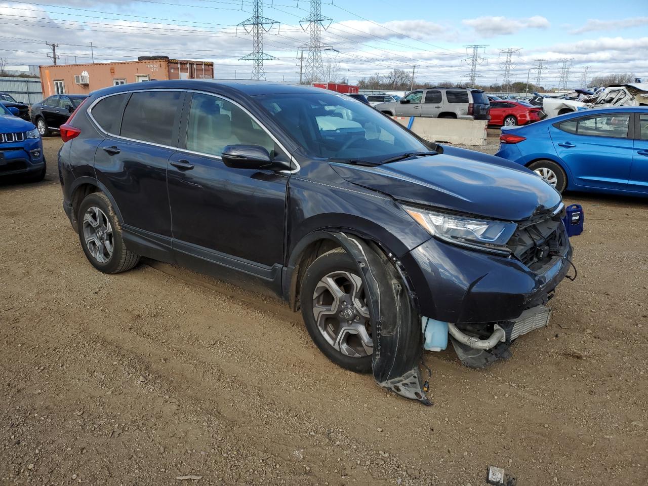2018 Honda CR-V VIN 7FARW2H54JE045452 Copart auction photo, front end damage thumbnail 4