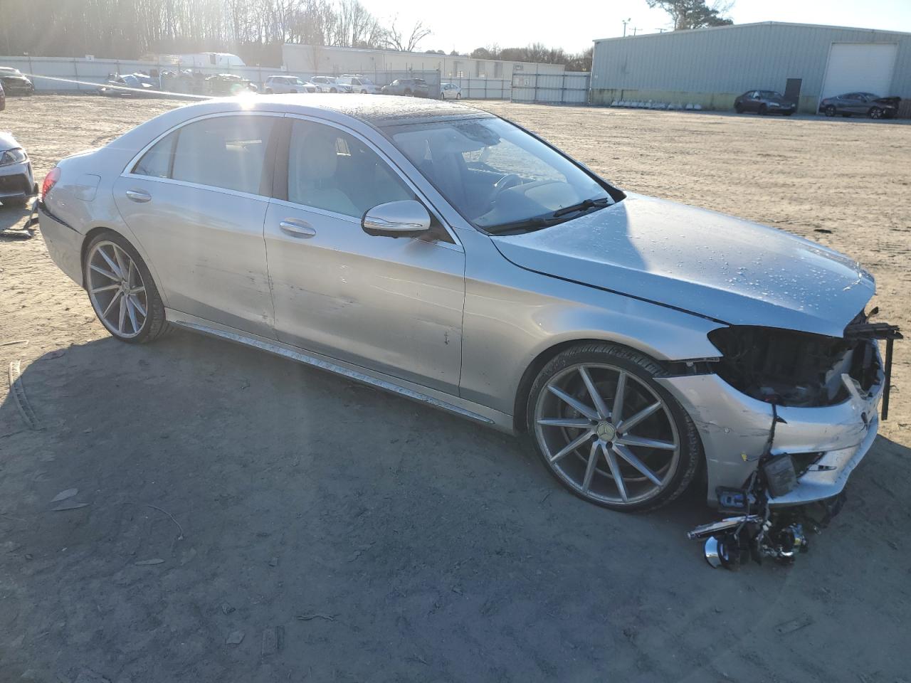 2014 Mercedes-Benz S-klasse VIN WDDUG8CB3EA035101 Copart auction photo, all over damage thumbnail 4