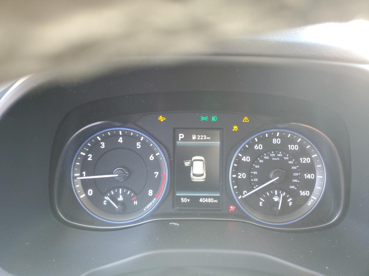 2021 Hyundai Kona VIN KM8K6CAAXMU708363 Copart auction photo, side / minor dent/scratches damage thumbnail 9
