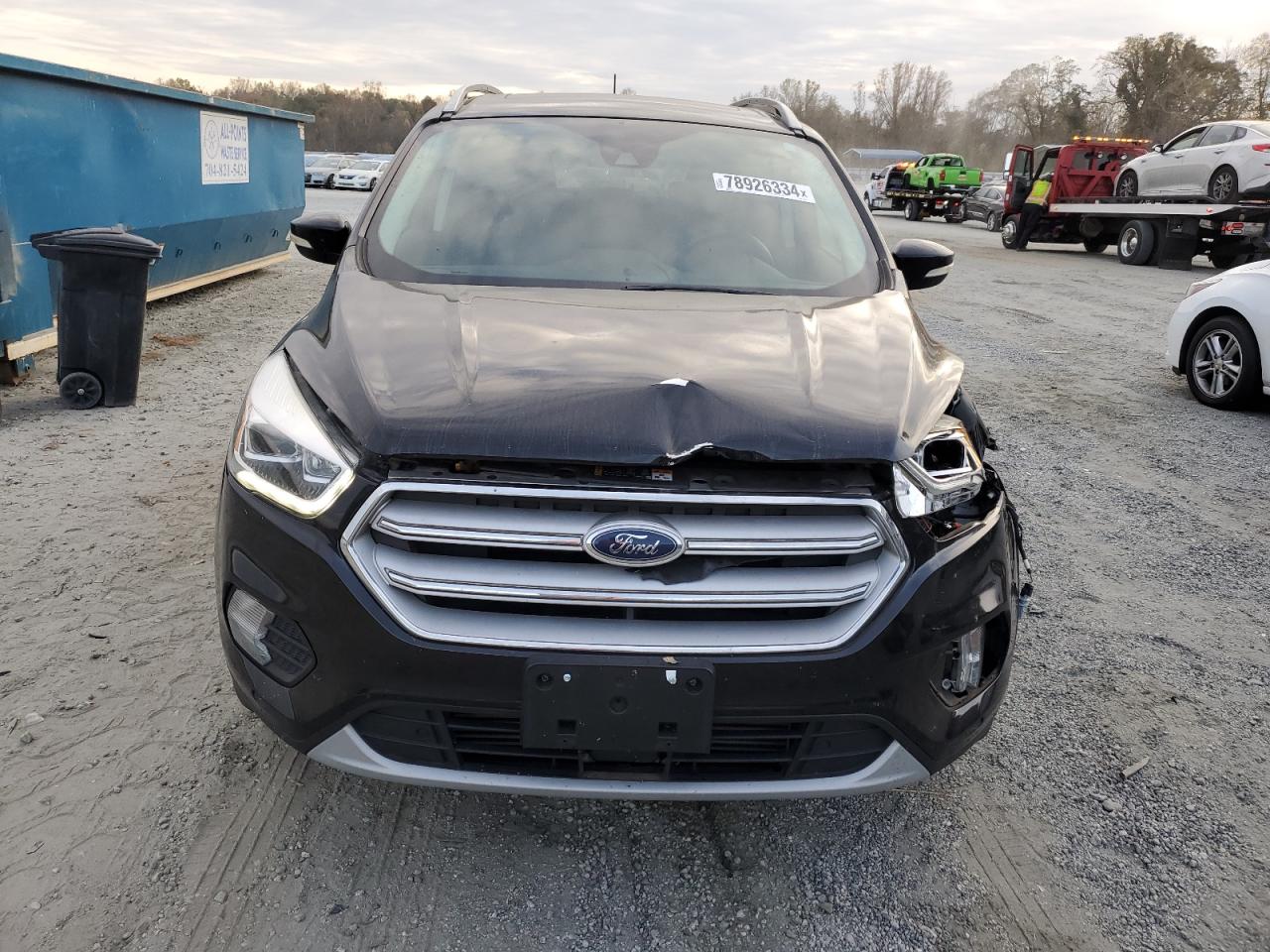 2018 Ford Escape VIN 1FMCU0J93JUA61508 Copart auction photo, front end damage thumbnail 5