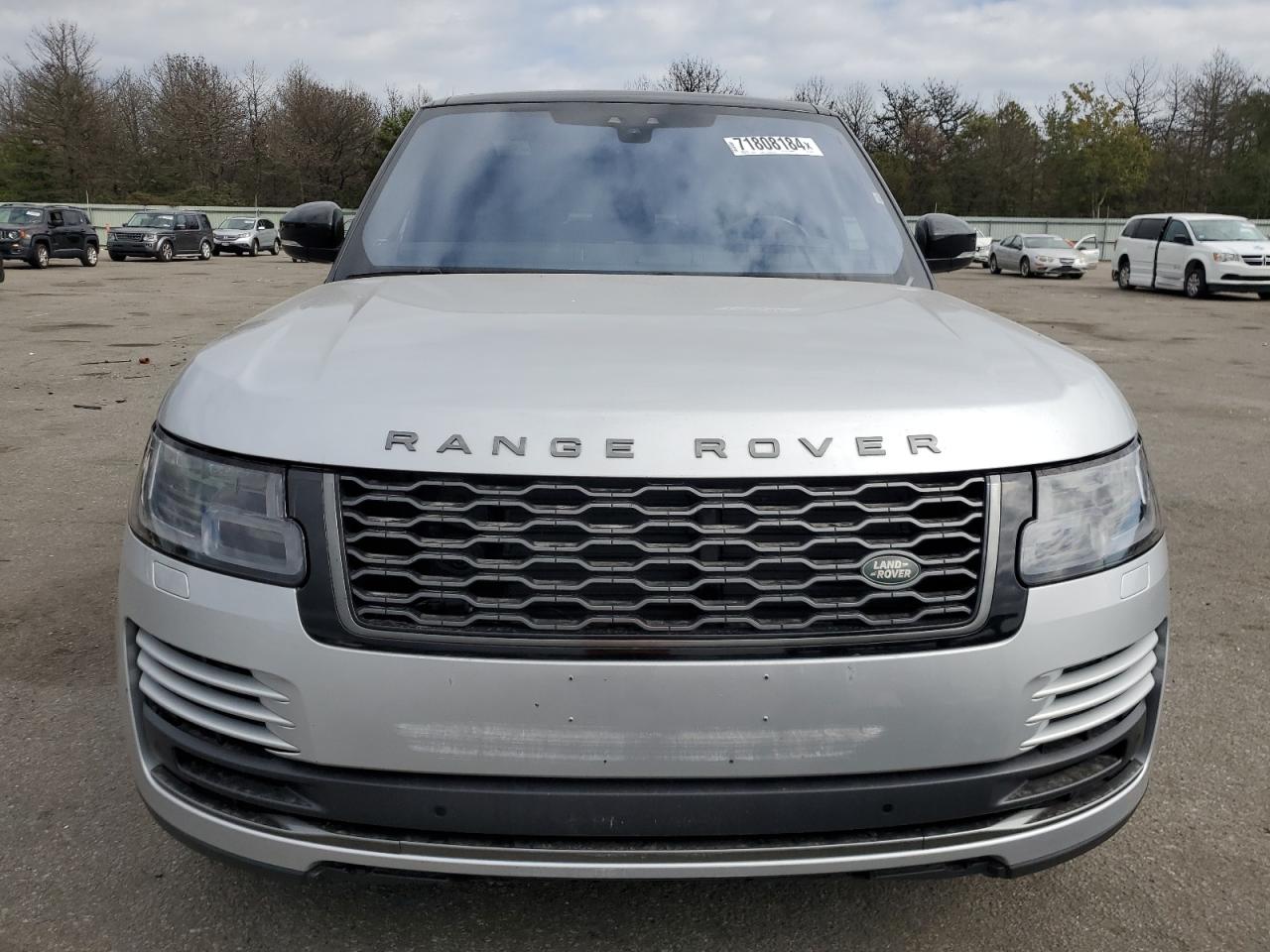 2020 Land Rover Range Rover VIN SALGR2SU3LA587298 Copart auction photo, missing/altered vin / minor dent/scratches damage thumbnail 5