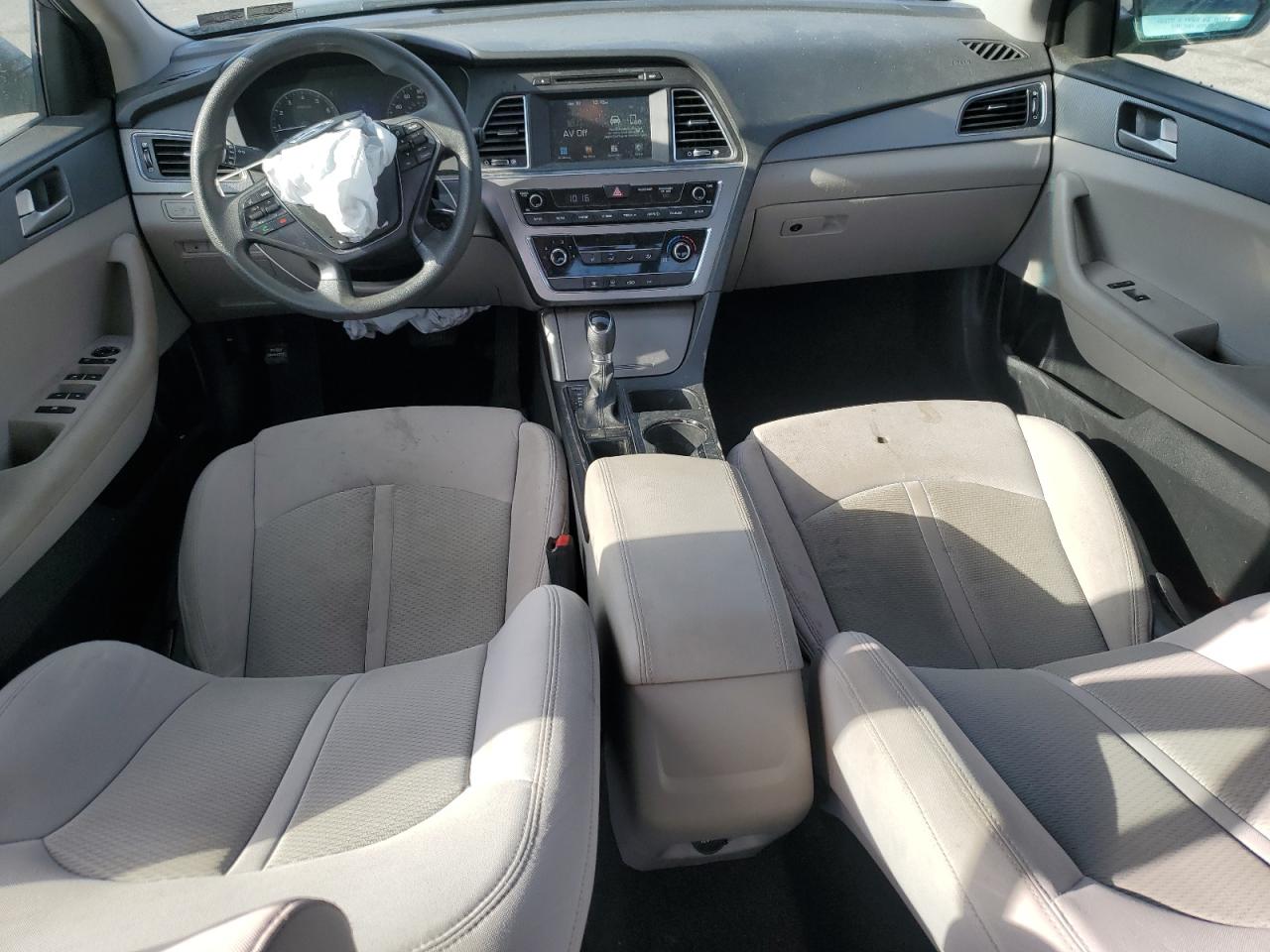 2017 Hyundai Sonata VIN 5NPE24AF0HH574204 Copart auction photo, front end / side damage thumbnail 8