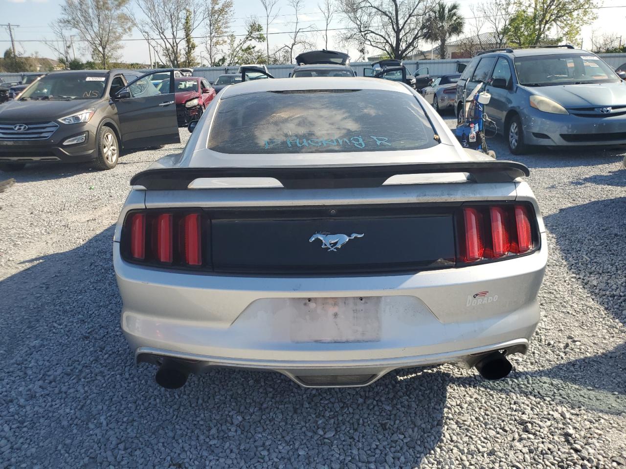 2017 Ford Mustang VIN 1FA6P8TH4H5240596 Copart auction photo, front end damage thumbnail 6