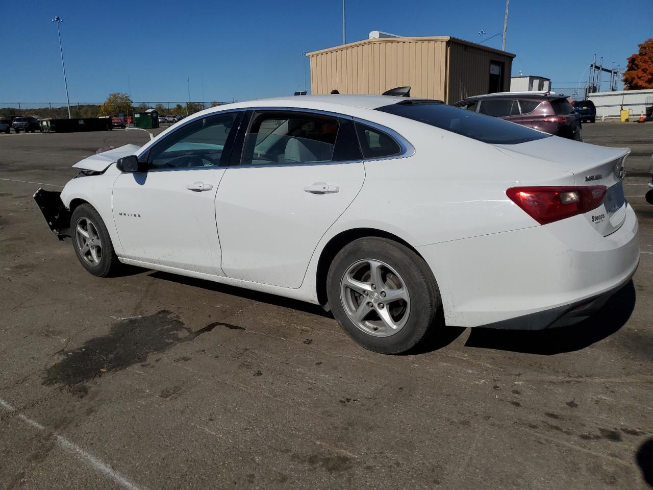 2018 Chevrolet Malibu VIN 1G1ZC5ST8JF186283 Copart auction photo, front end damage thumbnail 2