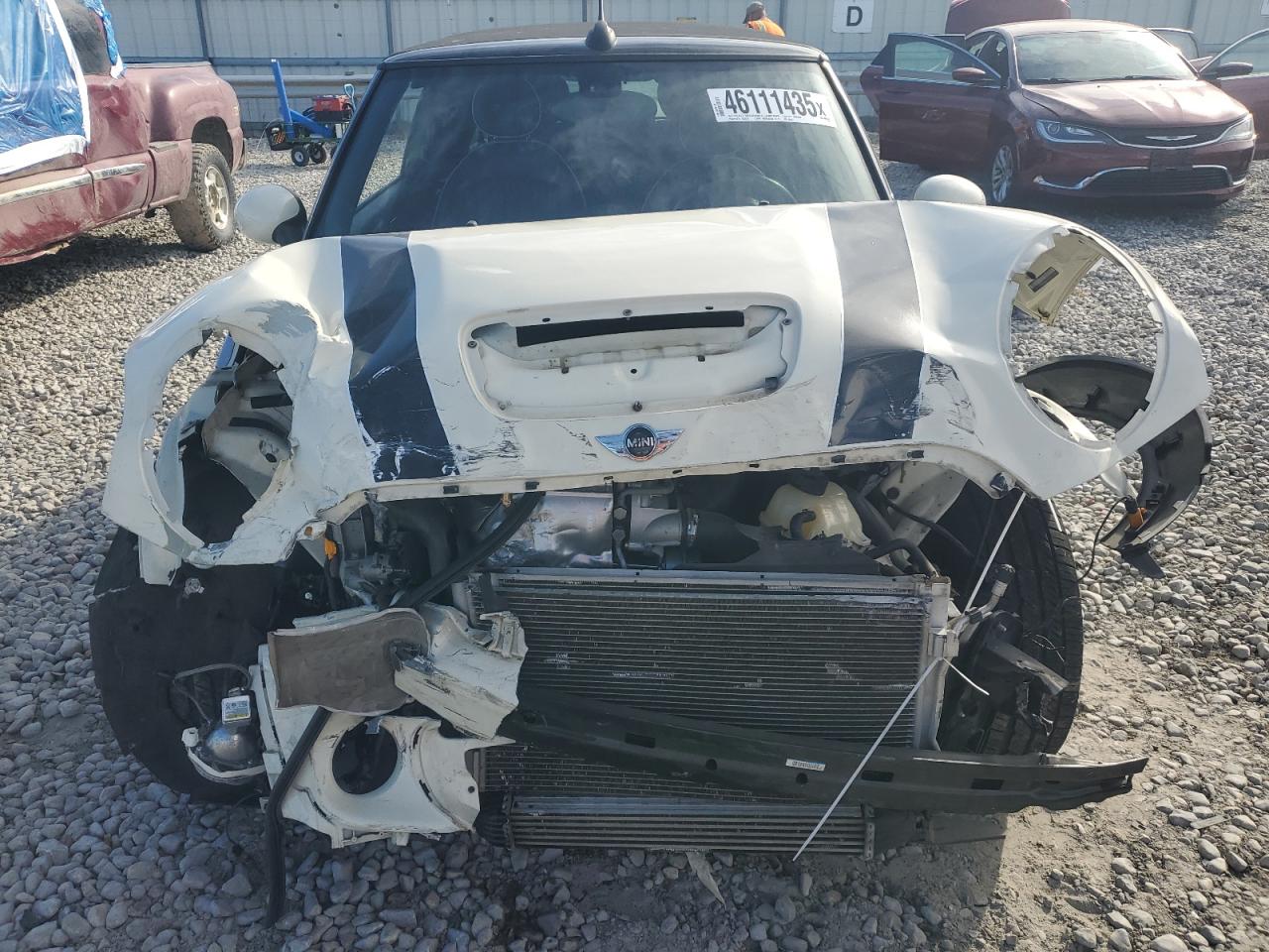 2011 MINI Cooper VIN WMWZP3C51BTX84327 Copart auction photo, front end damage thumbnail 5