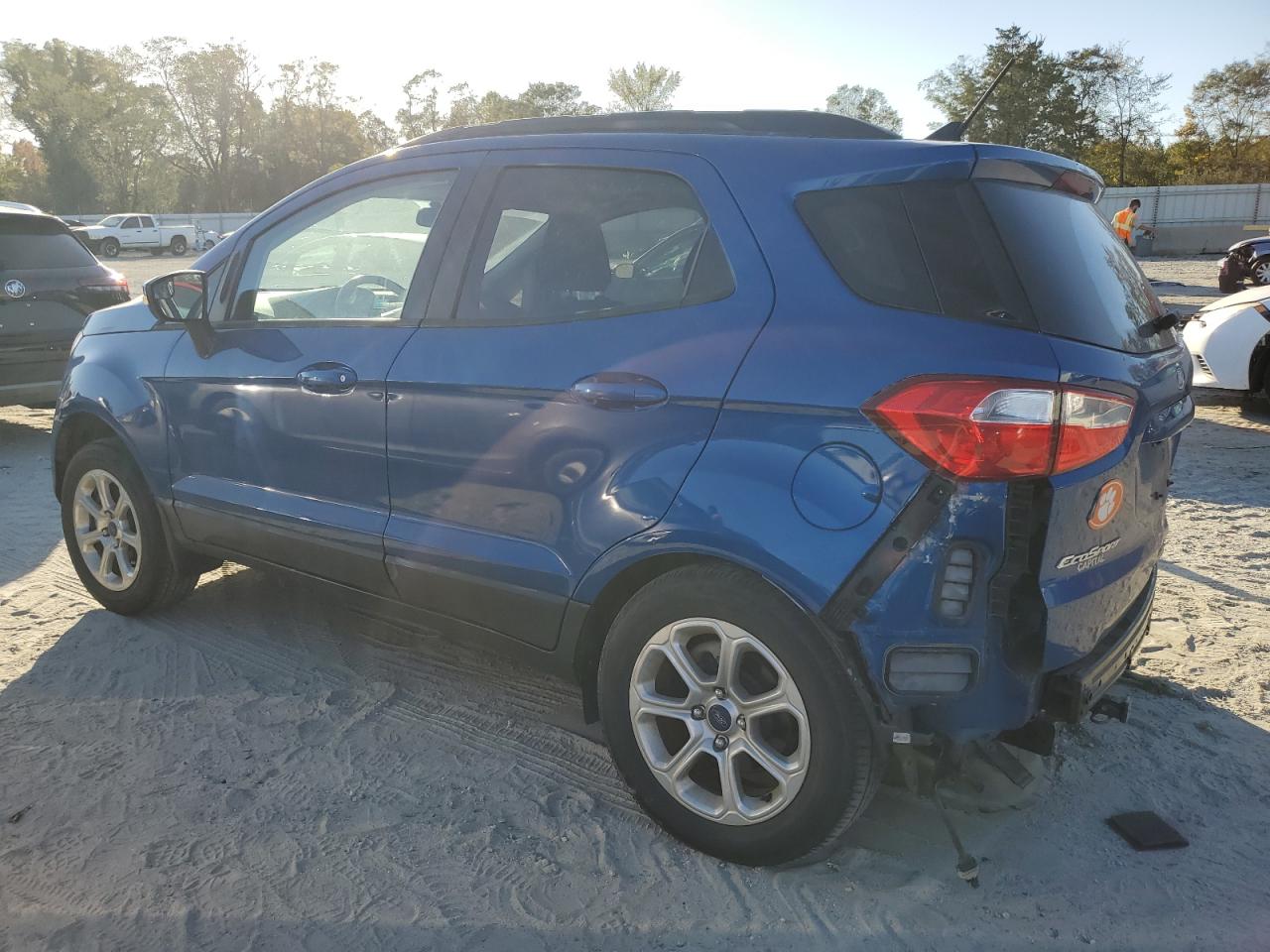 2018 Ford EcoSport VIN MAJ6P1UL4JC184283 Copart auction photo, rear end damage thumbnail 2