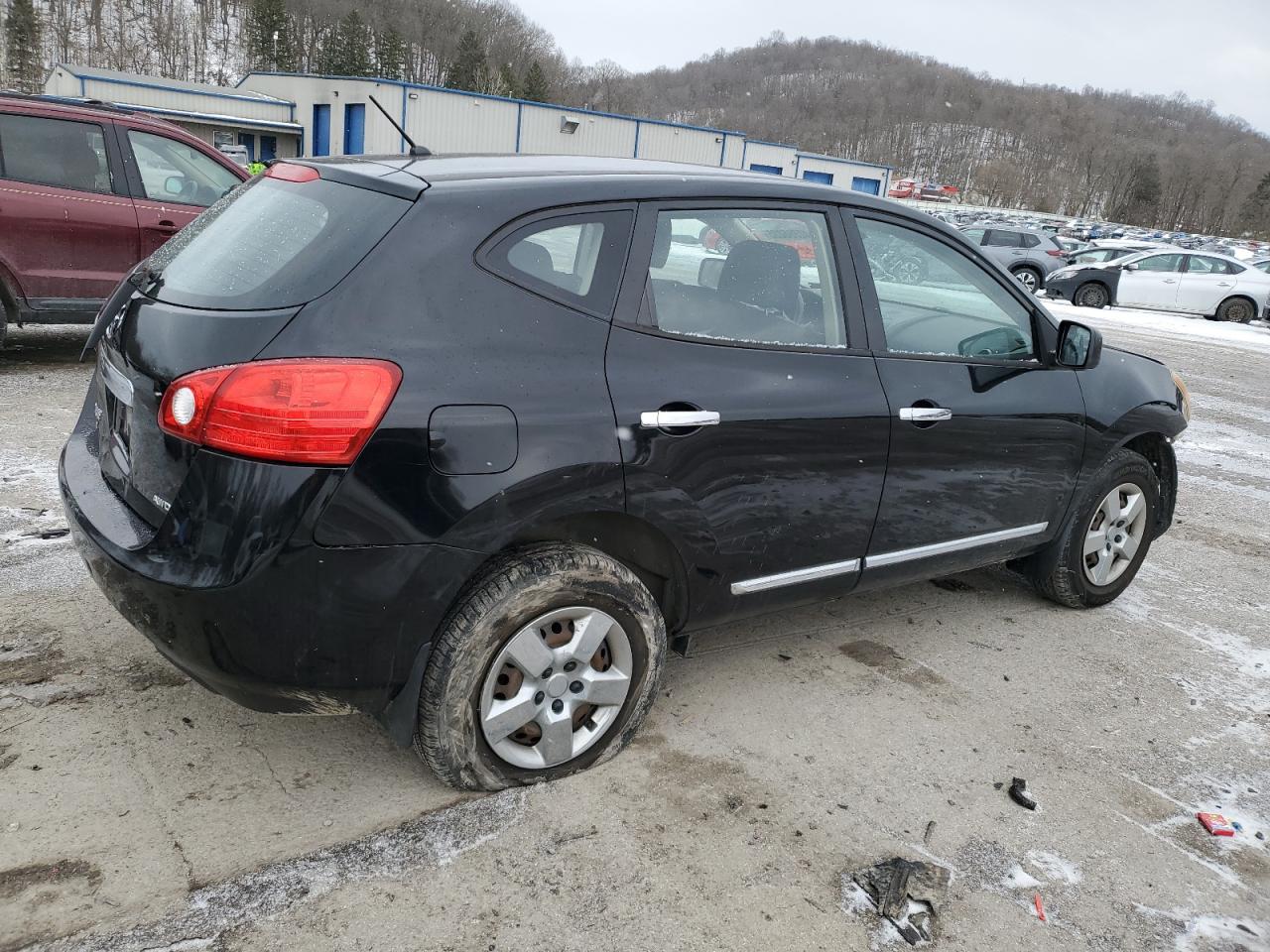 2014 Nissan Rogue VIN JN8AS5MV7EW700981 Copart auction photo, front end / rear end damage thumbnail 3