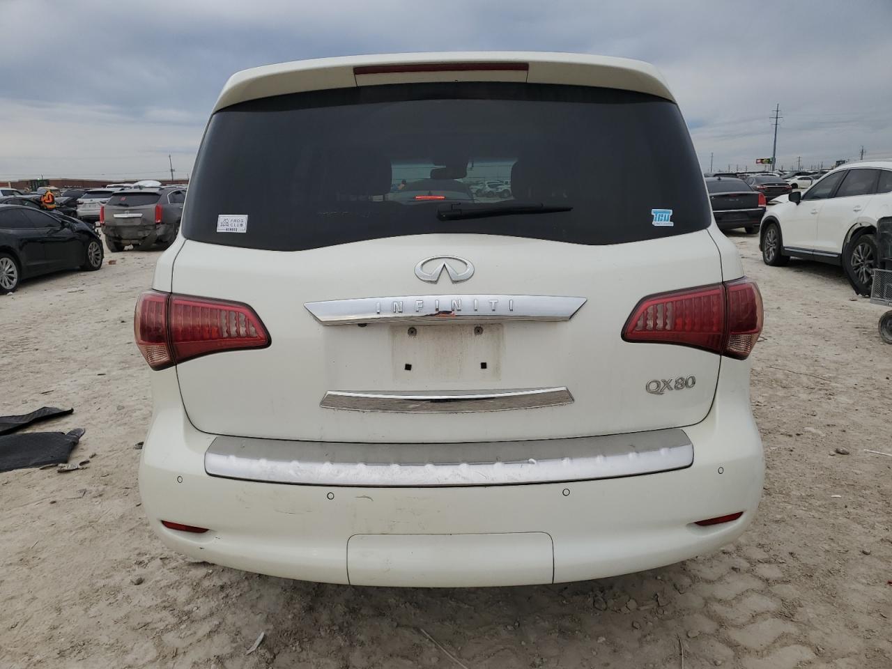 2017 Infiniti QX80 VIN JN8AZ2NEXH9158268 Copart auction photo, side damage thumbnail 6