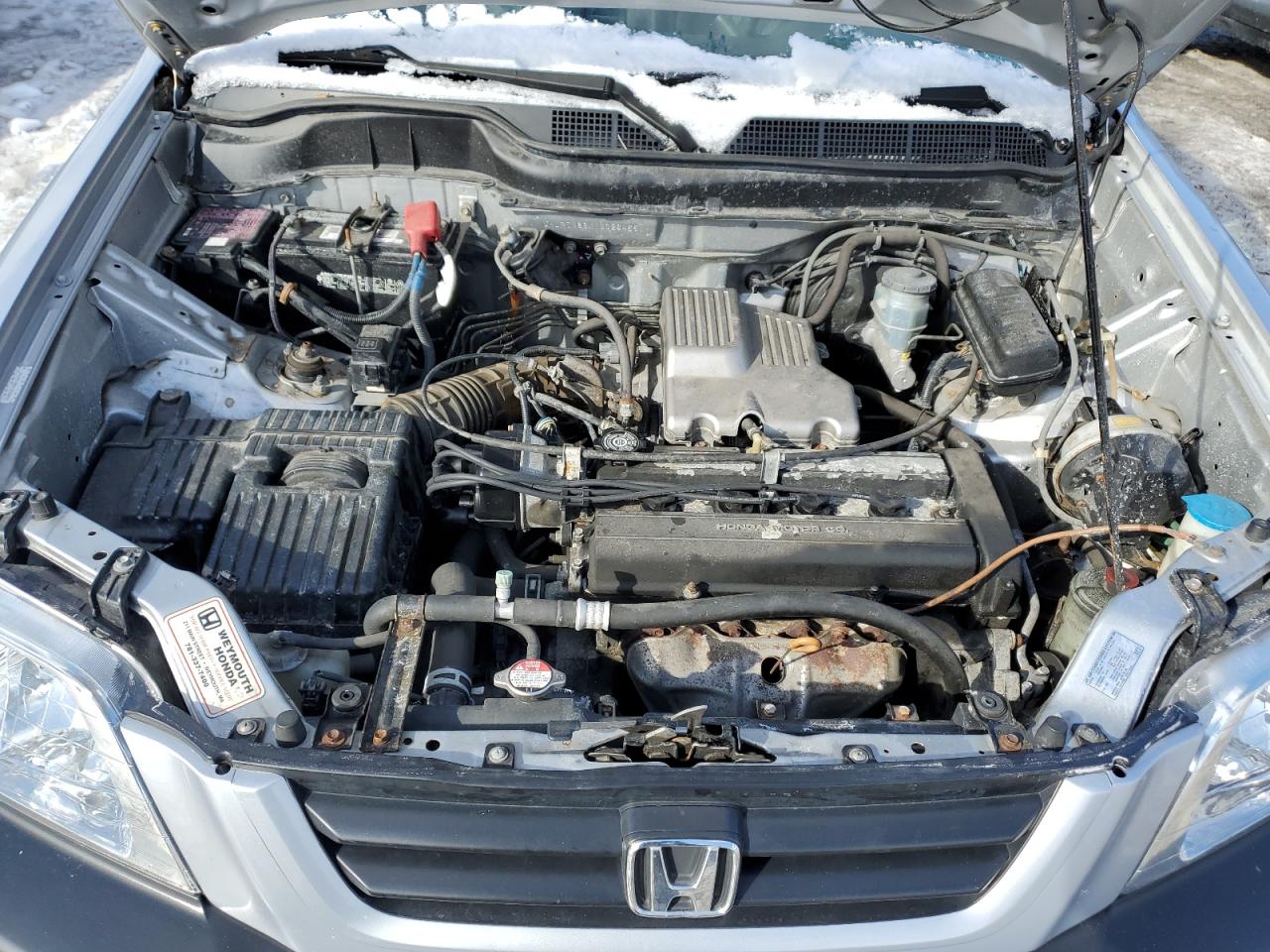 2001 Honda CR-V VIN JHLRD186X1S028455 Copart auction photo, side damage thumbnail 12