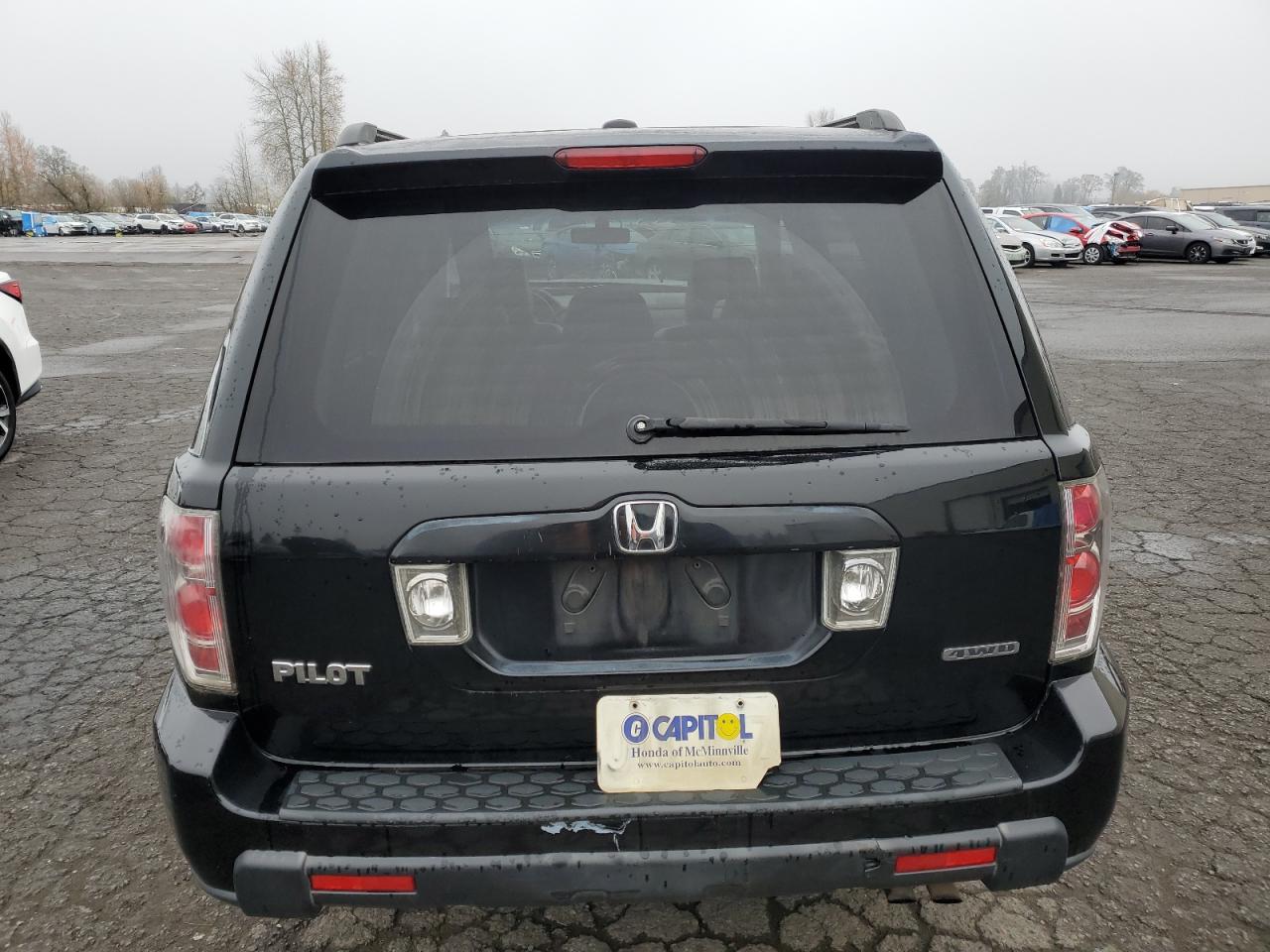 2007 Honda Pilot VIN 2HKYF18627H516728 Copart auction photo, front end damage thumbnail 6