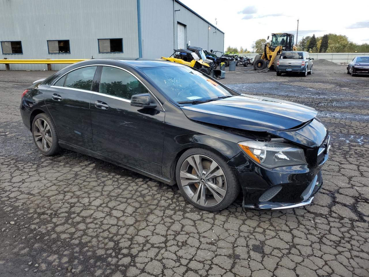 2019 Mercedes-Benz CLA-klasse VIN WDDSJ4EB1KN726372 Copart auction photo, front end damage thumbnail 4