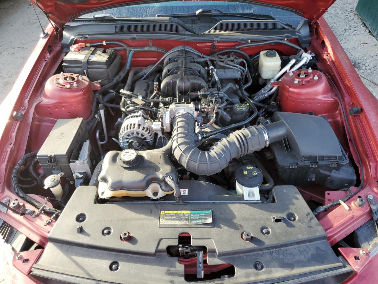 2007 Ford Mustang VIN 1ZVFT80N375356643 Copart auction photo, front end damage thumbnail 11