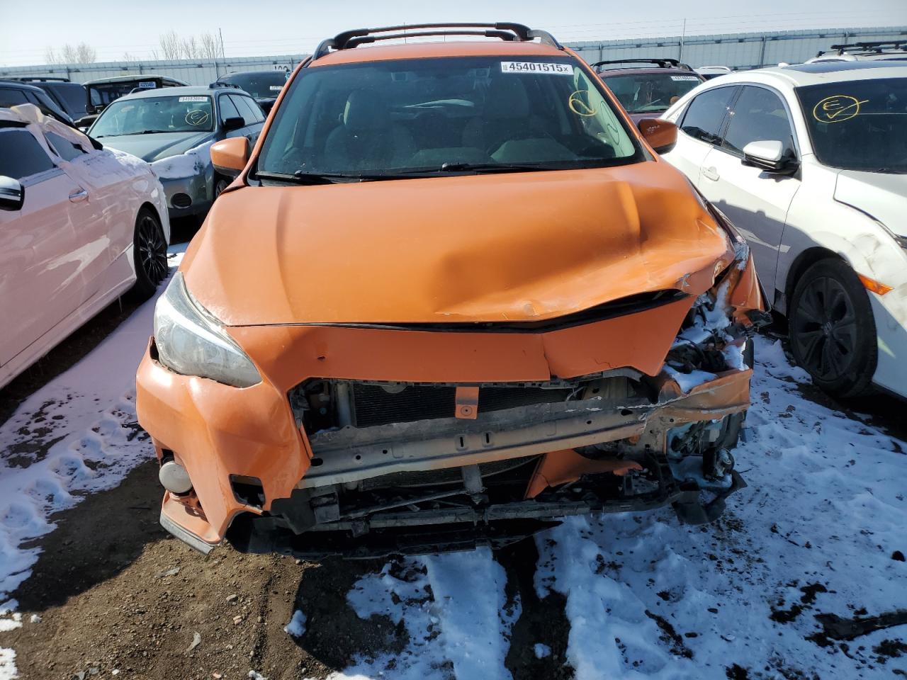 2020 Subaru XV VIN JF2GTAPC0LH210116 Copart auction photo, front end damage thumbnail 5