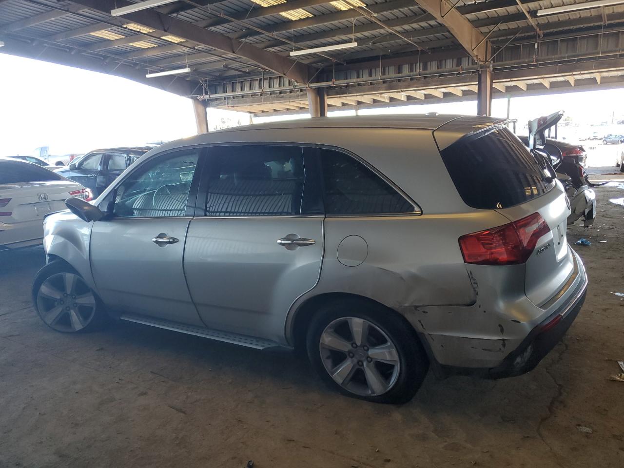 2011 Acura MDX VIN 2HNYD2H62BH517658 Copart auction photo, undercarriage / front end damage thumbnail 2