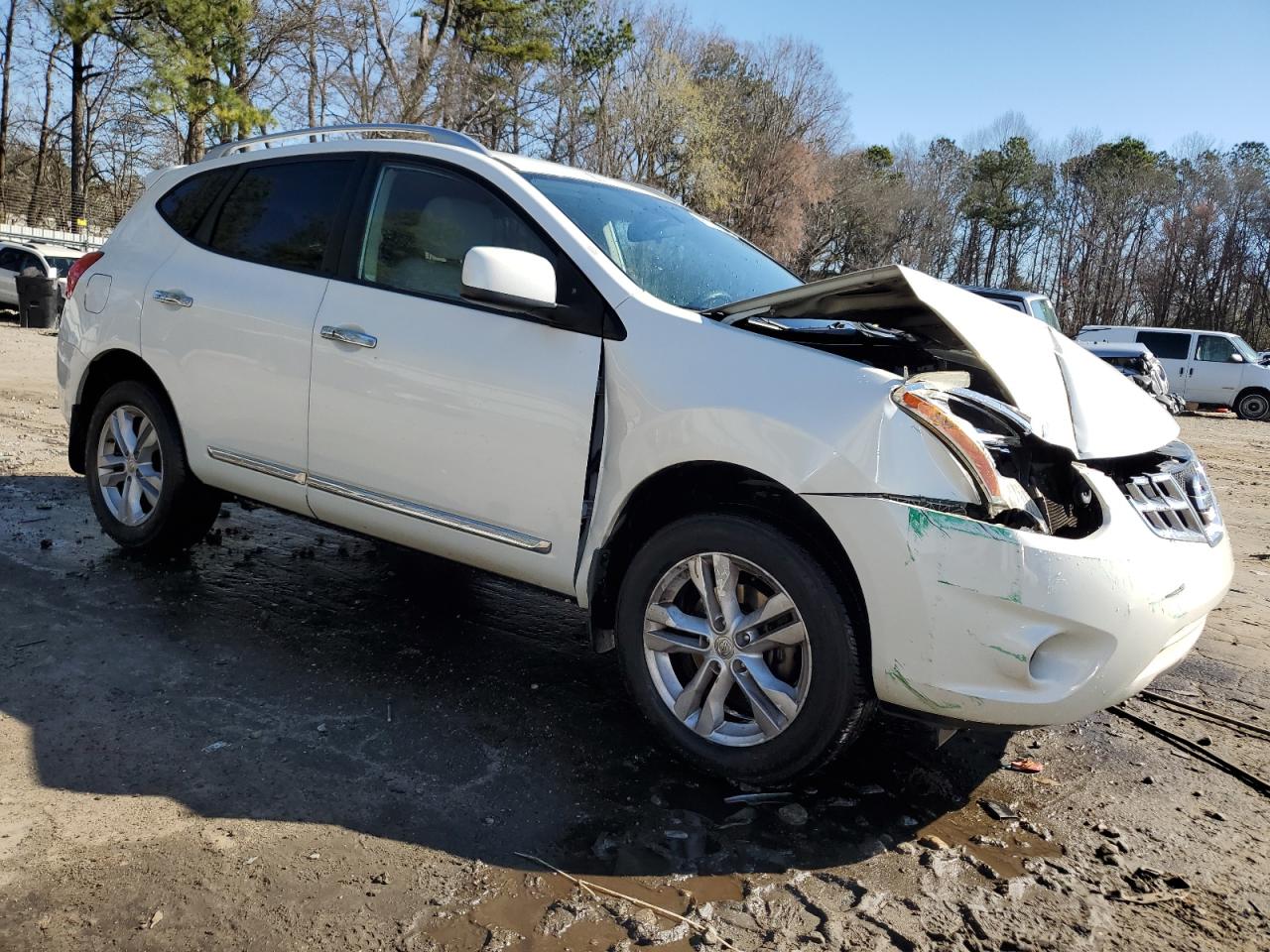2012 Nissan Rogue VIN JN8AS5MTXCW283691 Copart auction photo, front end damage thumbnail 4