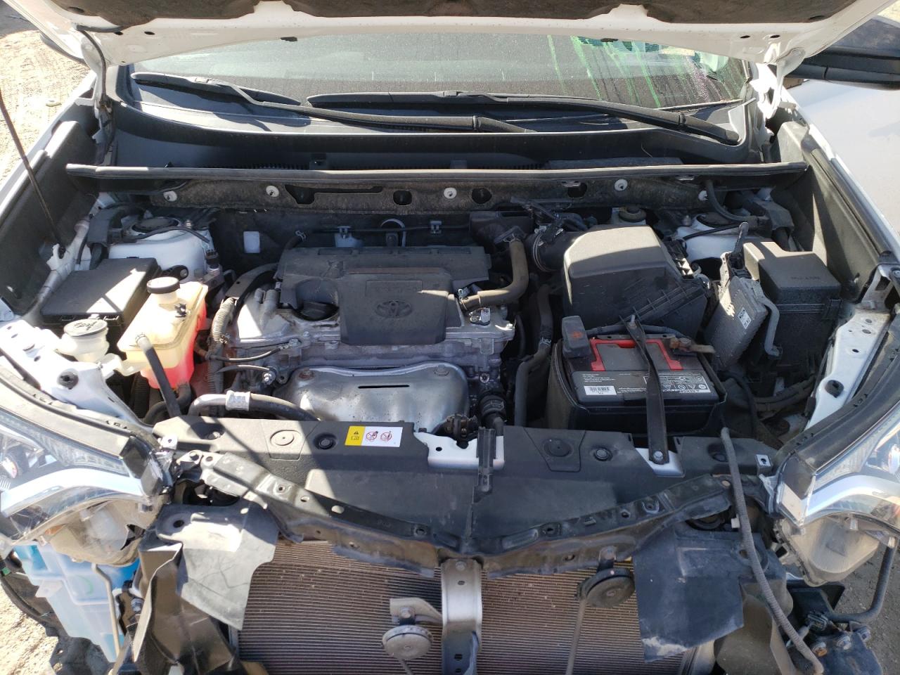 2017 Toyota RAV 4 VIN JTMBFREV3HD201122 Copart auction photo, front end / rear end damage thumbnail 12