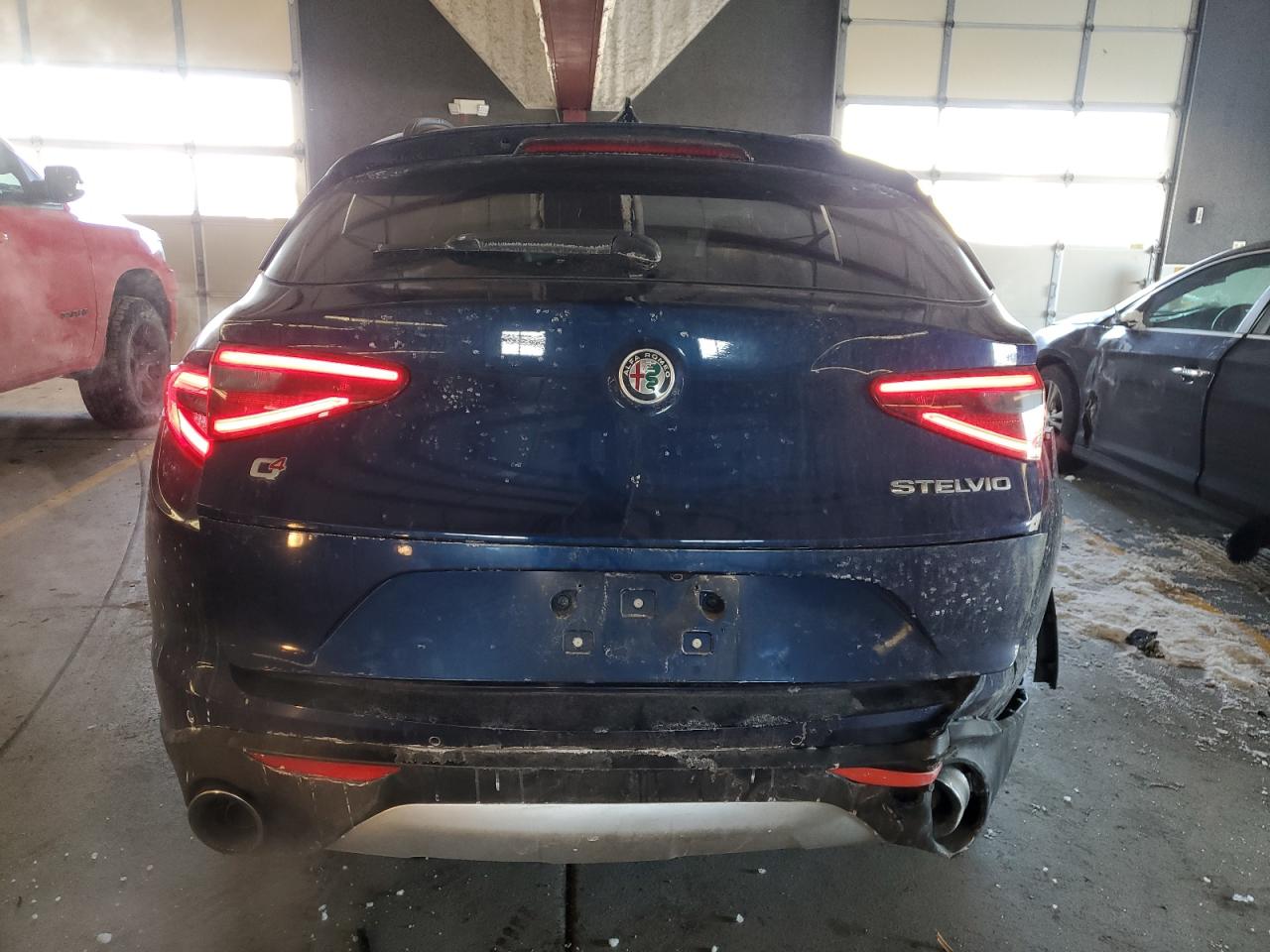 2018 Alfa Romeo Stelvio VIN ZASFAKPN7J7B85815 Copart auction photo, front end / rear end damage thumbnail 6